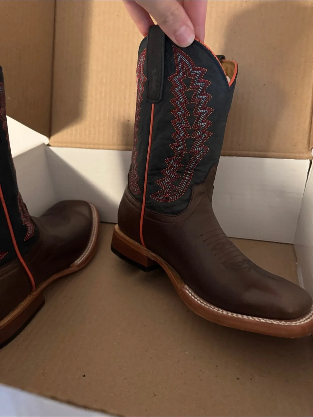 Anderson Bean Kids Navy Boot Box